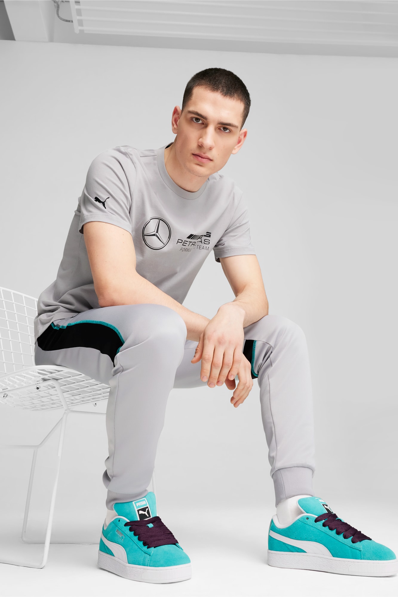 (image for) Accurate Mercedes-AMG Petronas F1® Suede XL Sneakers